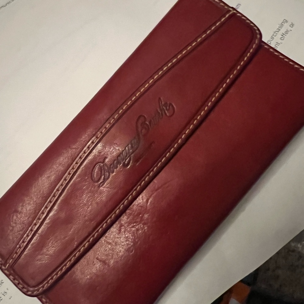 Dooney & Bourke Red Leather Wallet